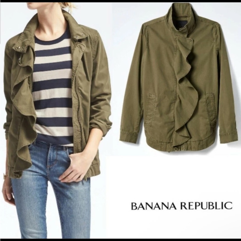 Banana Republic Women's Khaki Utility Jacket